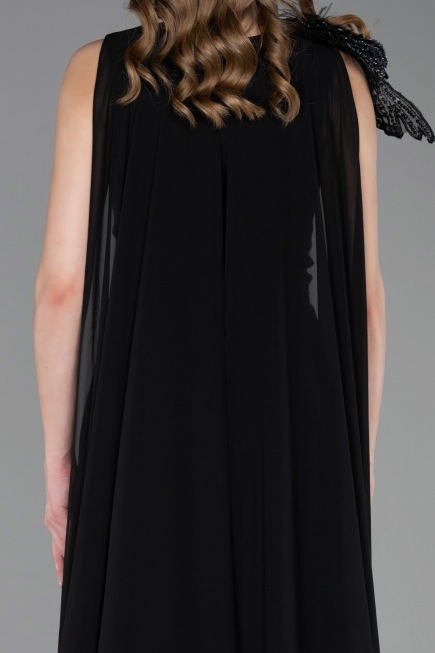 Abendkleid Lang Schwarz ABU6053