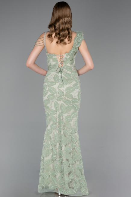 Abendkleid Lang Minzgrün ABU6059