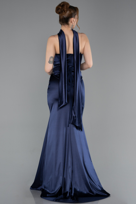 Abschlusskleid Lang Marineblau ABU6079