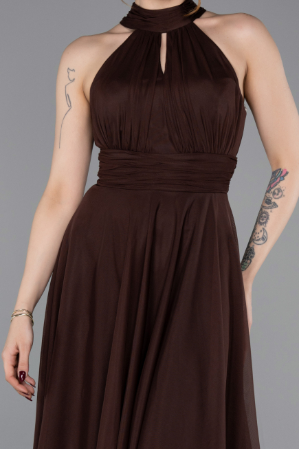 Partykleid Kurz Braun ABK2612