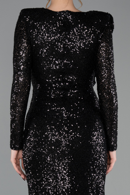 Partykleid Midi Schwarz ABK2479