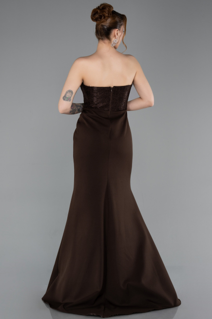 Braun Abendkleid Lang ABU5568