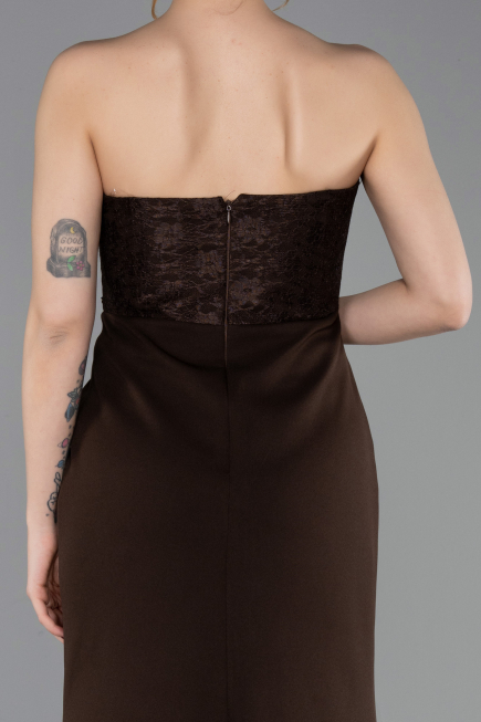 Braun Abendkleid Lang ABU5568