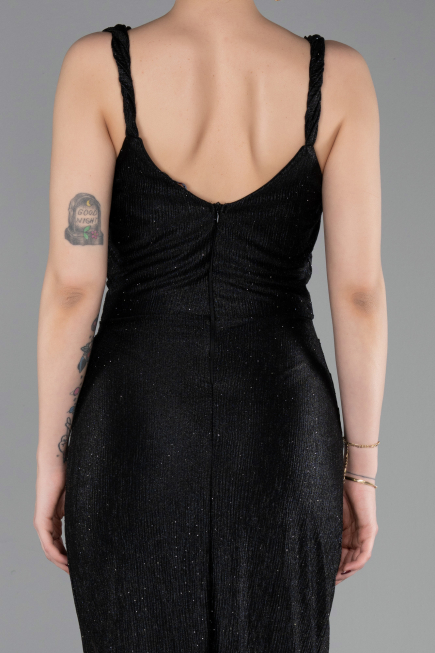 Abschlusskleid Lang Schwarz ABU6105