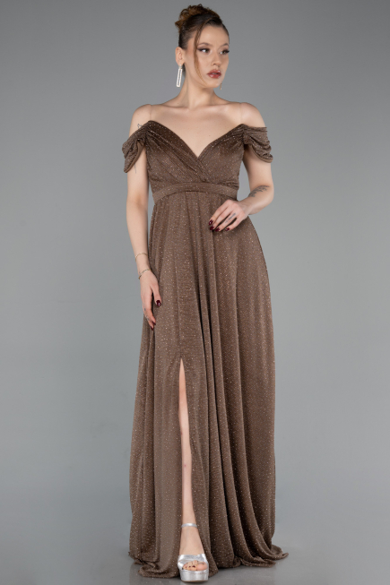 Abendkleid Lang Kupfer ABU6107