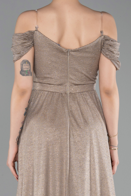 Abendkleid Lang Gold ABU6107