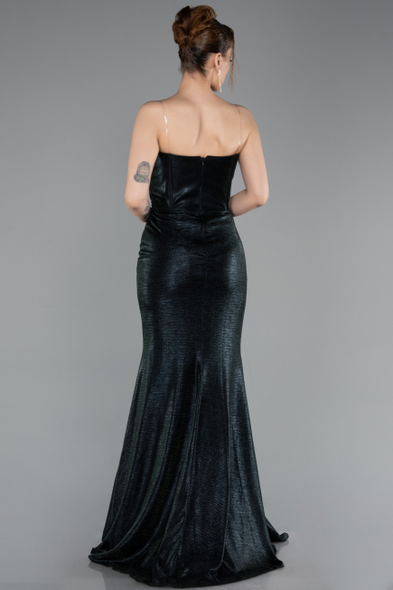 Smaragdgrün Abschlusskleid Lang ABU6111