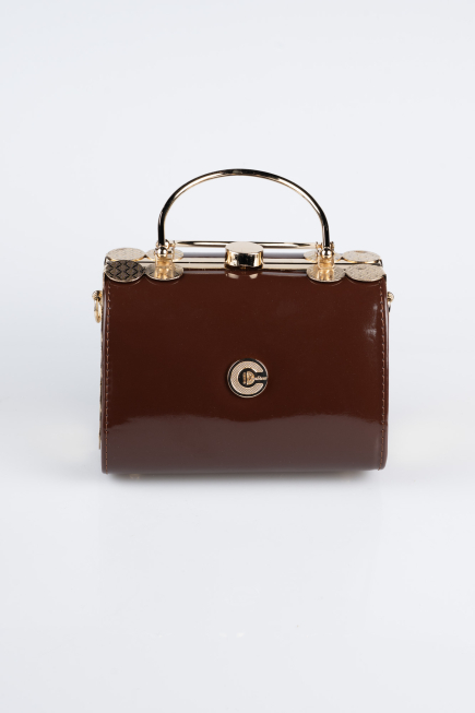 Braun Abendtaschen Lackleder KC170