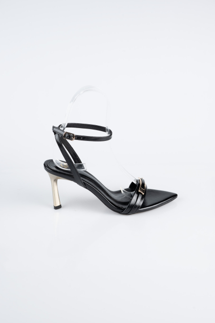 Stiletto Haut Schwarz AB2109