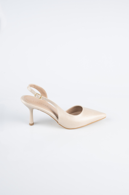 Stiletto Leder Hautfarben ABD2102