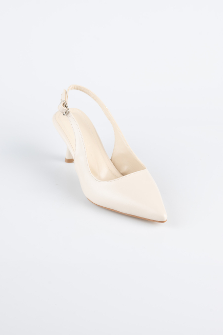 Stiletto Leder Hautfarben ABD2103