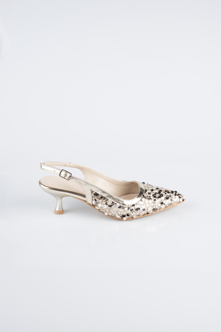 Stiletto Schuppig Gold ABP2107