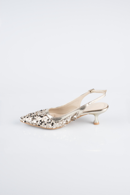 Stiletto Schuppig Gold ABP2107