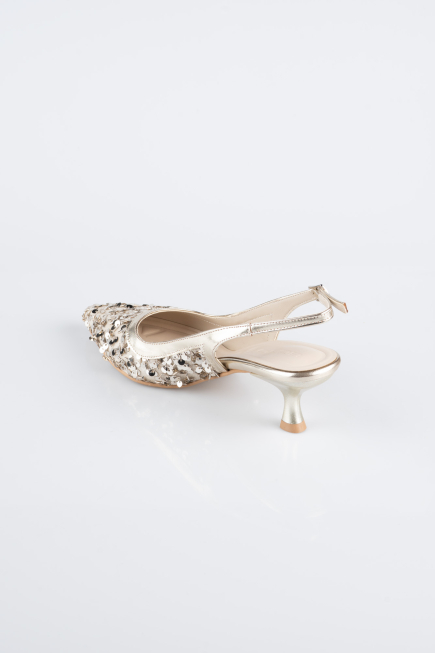 Stiletto Schuppig Gold ABP2107