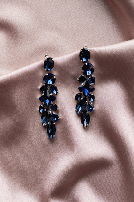 Ohrschmuck Marineblau UKP1186