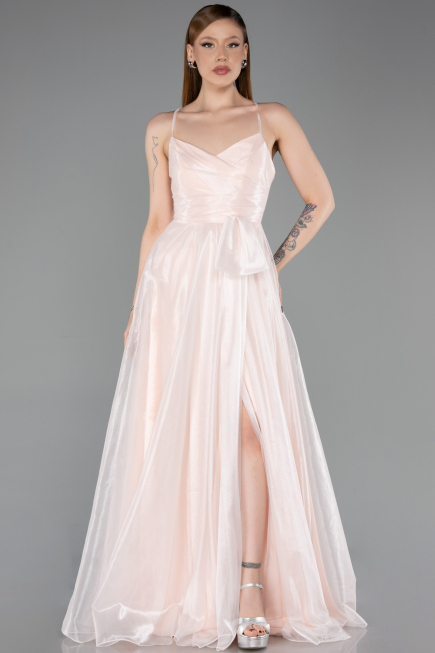 Abschlusskleid Lang Puder ABU6123