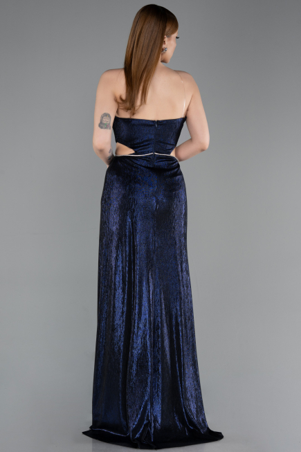 Abschlusskleid Lang Marineblau ABU6127