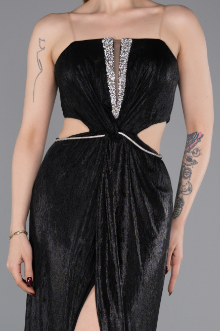 Abschlusskleid Lang Schwarz ABU6127