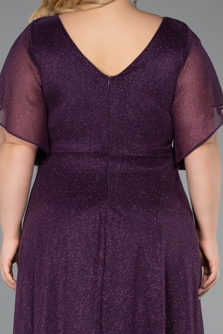 Einladungskleid In Übergröße Midi Violette ABK2622