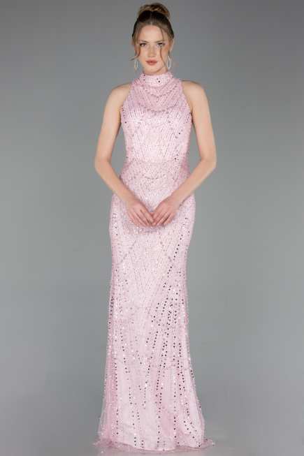 Puder Abendkleid Lang ABU4791