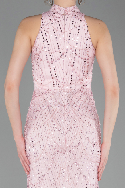 Puder Abendkleid Lang ABU4791