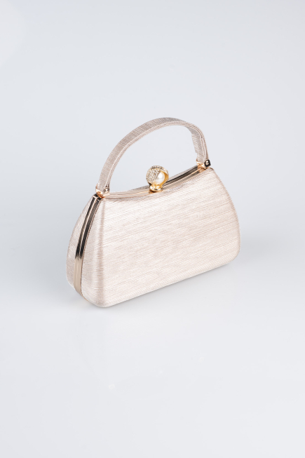 Abendtasche Hellgold KC752