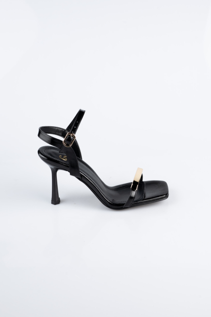 Party-Schuhe Leder Schwarz ABD2116