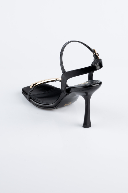 Party-Schuhe Leder Schwarz ABD2116