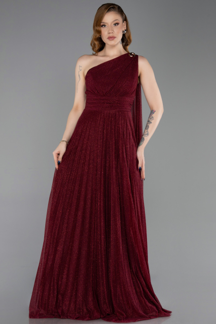 Abendkleid Lang Weinrot ABU6164