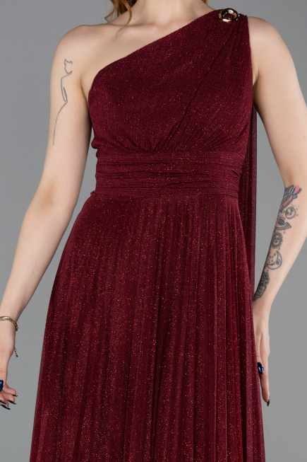 Abendkleid Lang Weinrot ABU6164