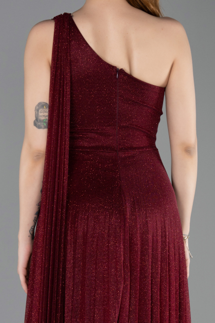 Abendkleid Lang Weinrot ABU6164