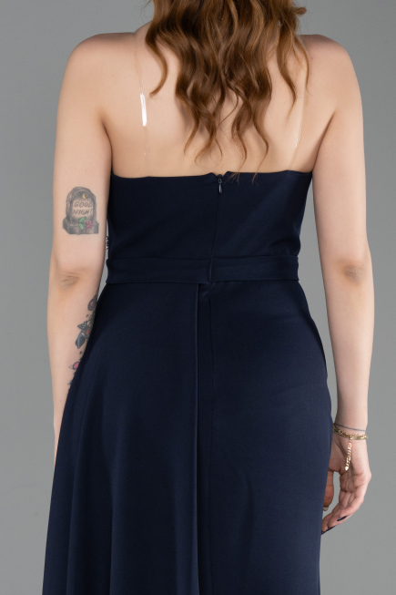 Abendkleid Lang Marineblau ABU6170