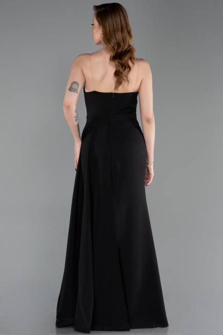 Abendkleid Lang Schwarz ABU6170