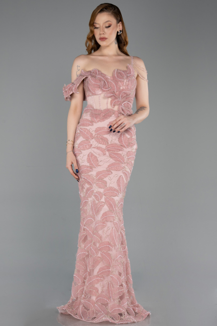 Abendkleid Lang Puder ABU6059