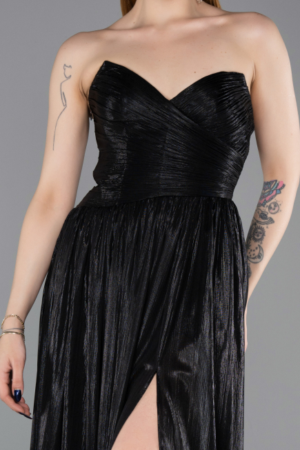 Abschlusskleid Lang Schwarz ABU6196