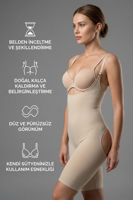 Body Korsett Hautfarben EM2038