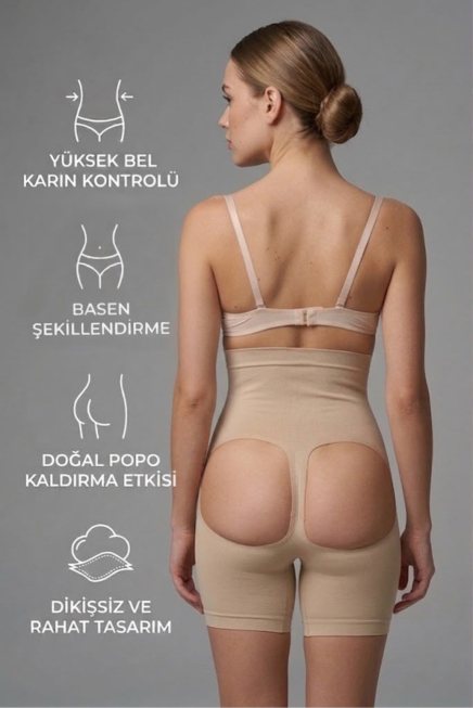 Bauch & Taille Formendes Korsett Hautfarben EM2063