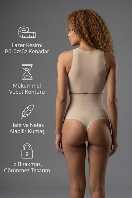Bauch & Taille Formendes Korsett Hautfarben EM2720