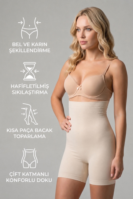 Bauch & Taille Formendes Korsett Hautfarben EM2075
