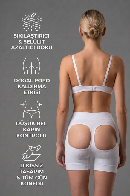 Bauch & Taille Formendes Korsett Weiß EM2034