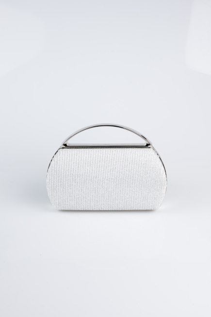 Abendtasche Silber V351