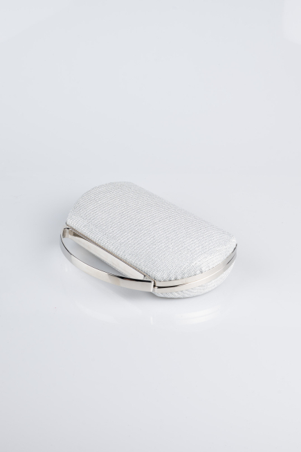Abendtasche Silber V351