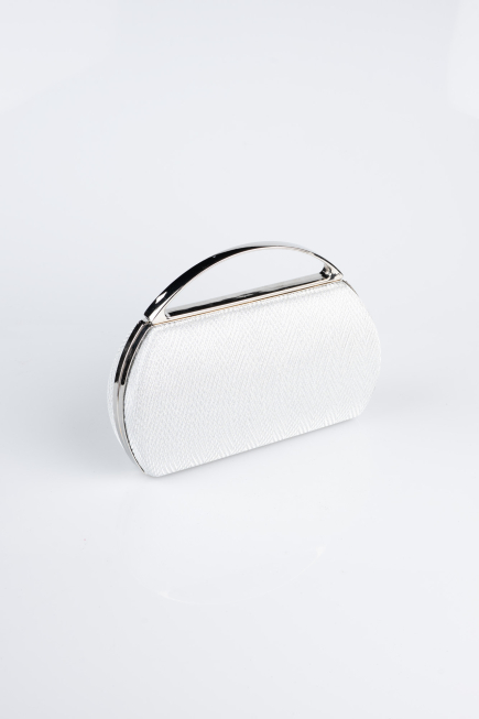 Abendtasche Silber V351