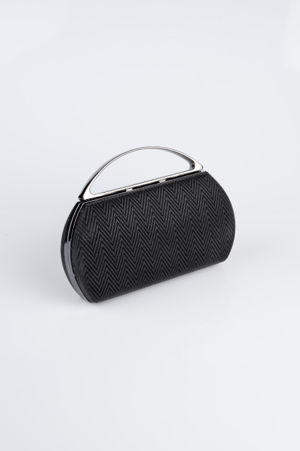Abendtasche Schwarz V351