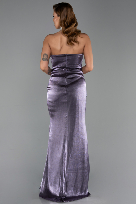 Abendkleid Lang Chiffon Lavendel ABU6336