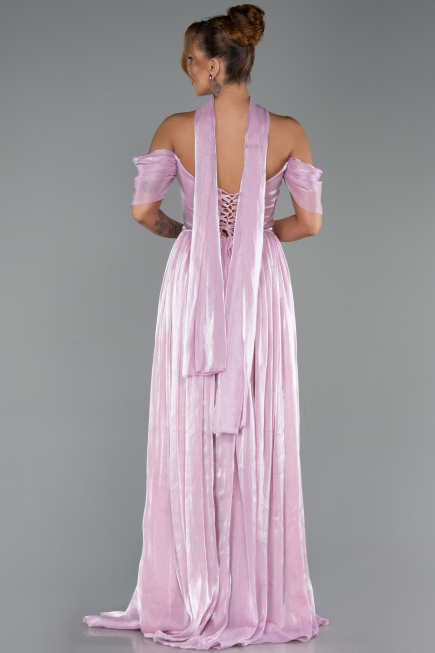 Abendkleid Lang Chiffon Puder ABU6342