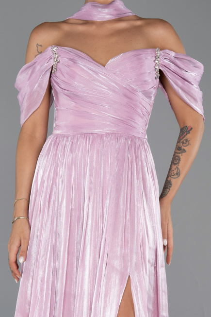 Abendkleid Lang Chiffon Puder ABU6342