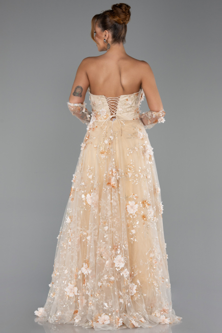 Abendkleid Lang Gold ABU6344