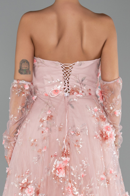 Abendkleid Lang Puder ABU6344