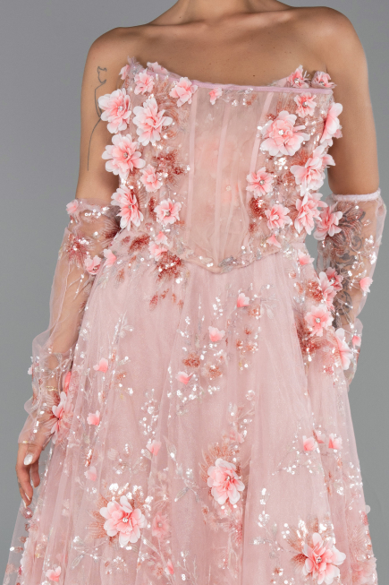 Abendkleid Lang Puder ABU6344